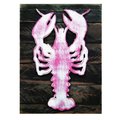 Designocracy Lobster Art on Board Wall Decor 9853812